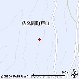 静岡県浜松市天竜区佐久間町戸口190周辺の地図