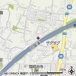岡山県津山市総社86周辺の地図