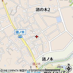 愛知県名古屋市緑区諸の木2丁目2406周辺の地図