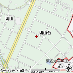 愛知県豊明市沓掛町（切山台）周辺の地図