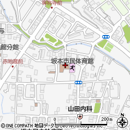 大津市立　坂本児童館周辺の地図