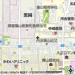 兵庫県丹波篠山市山内町21周辺の地図
