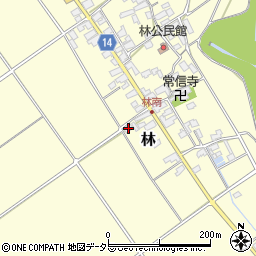 滋賀県蒲生郡竜王町林421周辺の地図