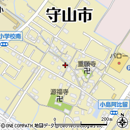 滋賀県守山市小島町1522周辺の地図