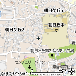 愛知県豊田市朝日ケ丘2丁目28周辺の地図