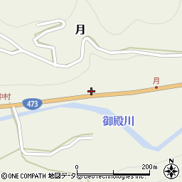 愛知県北設楽郡東栄町月鍛治屋平2-4周辺の地図
