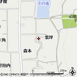 京都府亀岡市旭町栗坪5周辺の地図