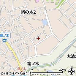 愛知県名古屋市緑区諸の木2丁目3005周辺の地図