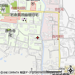 京都府京都市左京区岩倉上蔵町3-4周辺の地図