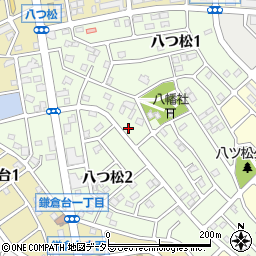 愛知県名古屋市緑区八つ松周辺の地図