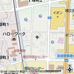 愛知県豊田市松ケ枝町周辺の地図