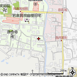 京都府京都市左京区岩倉上蔵町3-3周辺の地図