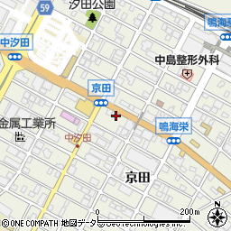 愛知県名古屋市緑区鳴海町京田3周辺の地図