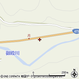 愛知県北設楽郡東栄町月八幡周辺の地図