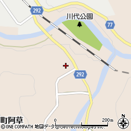 兵庫県丹波市山南町阿草958周辺の地図