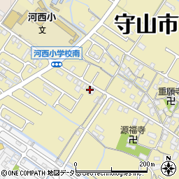 滋賀県守山市小島町1804-3周辺の地図