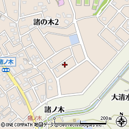 愛知県名古屋市緑区諸の木2丁目3006周辺の地図