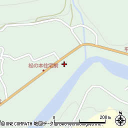 愛知県北設楽郡東栄町下田松ノ本1周辺の地図