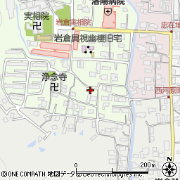 京都府京都市左京区岩倉上蔵町15周辺の地図