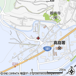 岡山県真庭市江川869周辺の地図