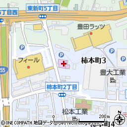 アイレクススポーツクラブ豊田周辺の地図