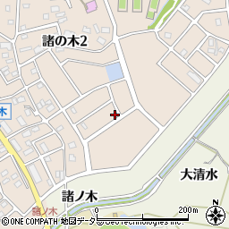 愛知県名古屋市緑区諸の木2丁目3011周辺の地図
