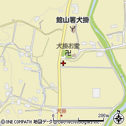 千葉県南房総市犬掛周辺の地図