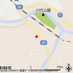 兵庫県丹波市山南町阿草957周辺の地図