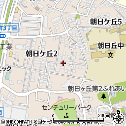 愛知県豊田市朝日ケ丘2丁目35周辺の地図