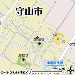 滋賀県守山市小島町1540周辺の地図