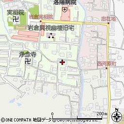 京都府京都市左京区岩倉上蔵町4周辺の地図