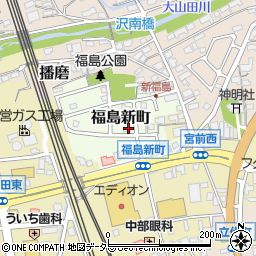 三重県桑名市福島新町周辺の地図