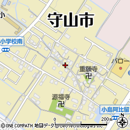 滋賀県守山市小島町1513周辺の地図