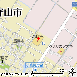 滋賀県守山市小島町1376周辺の地図