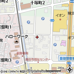 ダスキン愛知東支社周辺の地図