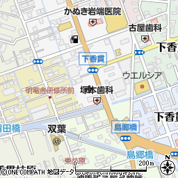 丸亀製麺 沼津下香貫店周辺の地図