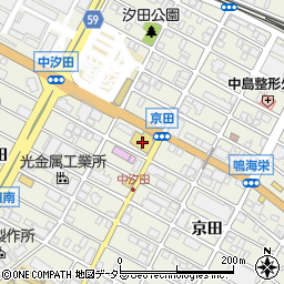 愛知県名古屋市緑区鳴海町中汐田1周辺の地図