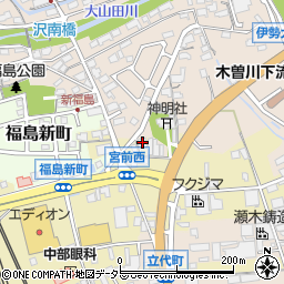 福榮寺周辺の地図