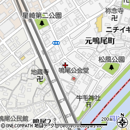 愛知県名古屋市南区元鳴尾町133周辺の地図