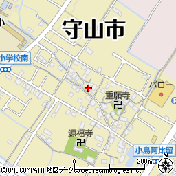 滋賀県守山市小島町1512周辺の地図