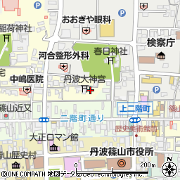 兵庫県丹波篠山市山内町122周辺の地図
