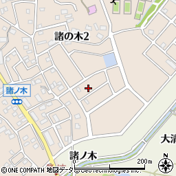 愛知県名古屋市緑区諸の木2丁目2916周辺の地図