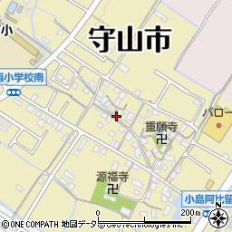 滋賀県守山市小島町1515周辺の地図