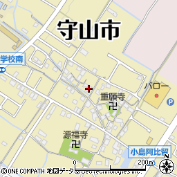 滋賀県守山市小島町1526周辺の地図