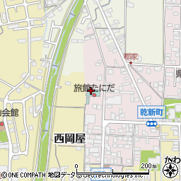 兵庫県丹波篠山市乾新町周辺の地図