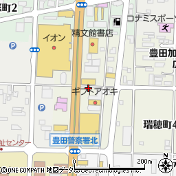 愛知県豊田市広路町周辺の地図
