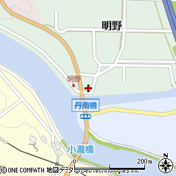 兵庫県丹波篠山市明野161-1周辺の地図
