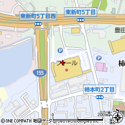 三菱ＵＦＪ銀行フィールリスタ ＡＴＭ周辺の地図