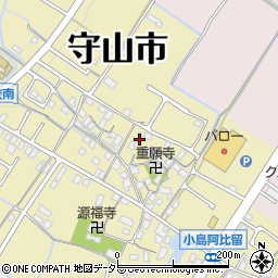 滋賀県守山市小島町1531周辺の地図