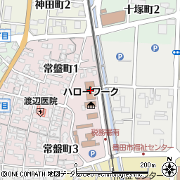 豊田合同庁舎周辺の地図